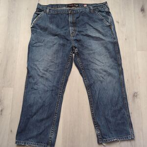 Ariat FR Jeans Men's Size 44 Blue Low Rise Bootcut M4 Workwear Distressed